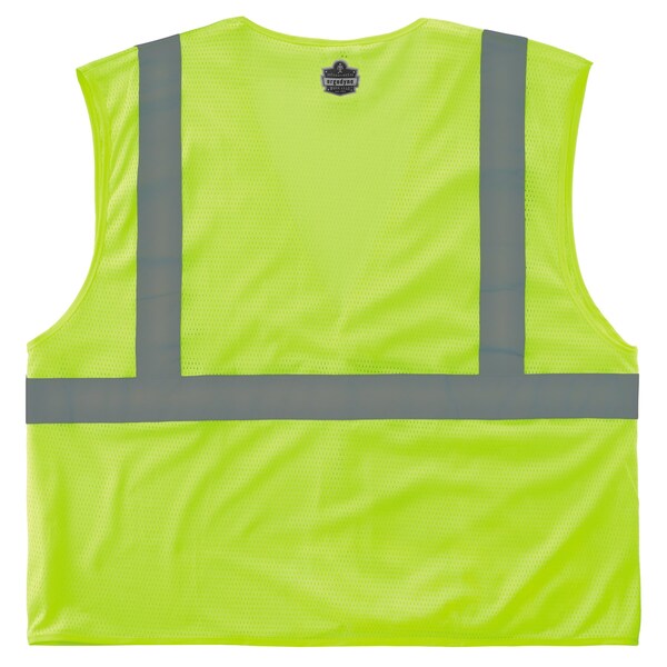 XL Lime Mesh Hi-Vis Safety Vest Class 2 - Single Size